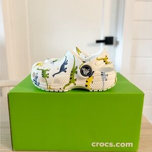 Toddler Dinosaur Crocs - Size 5
